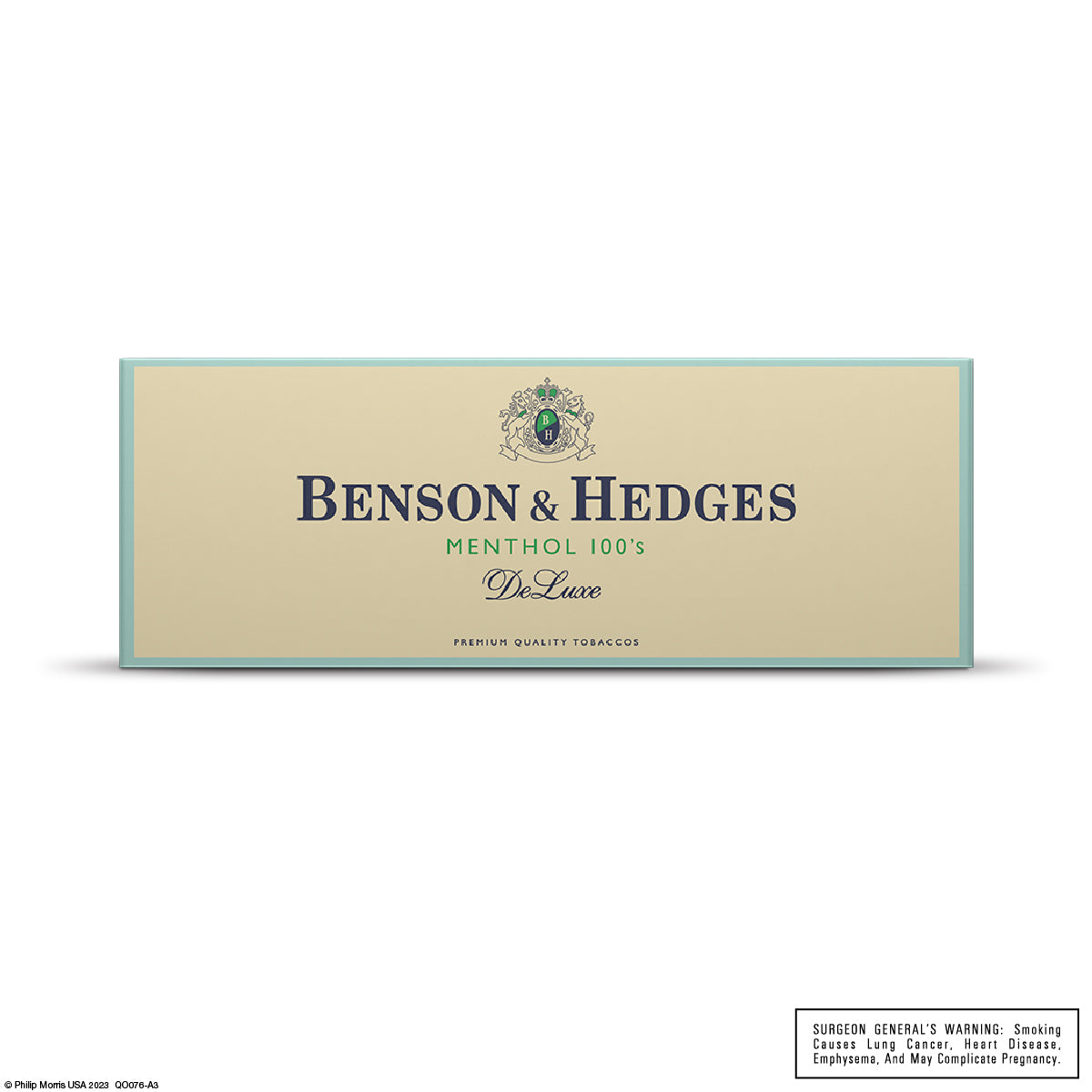 Benson & Hedges Deluxe Menthol 100s Box