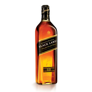 Johnnie Walker Black Label Aged 12 Years Blended Scotch Whisky 1L