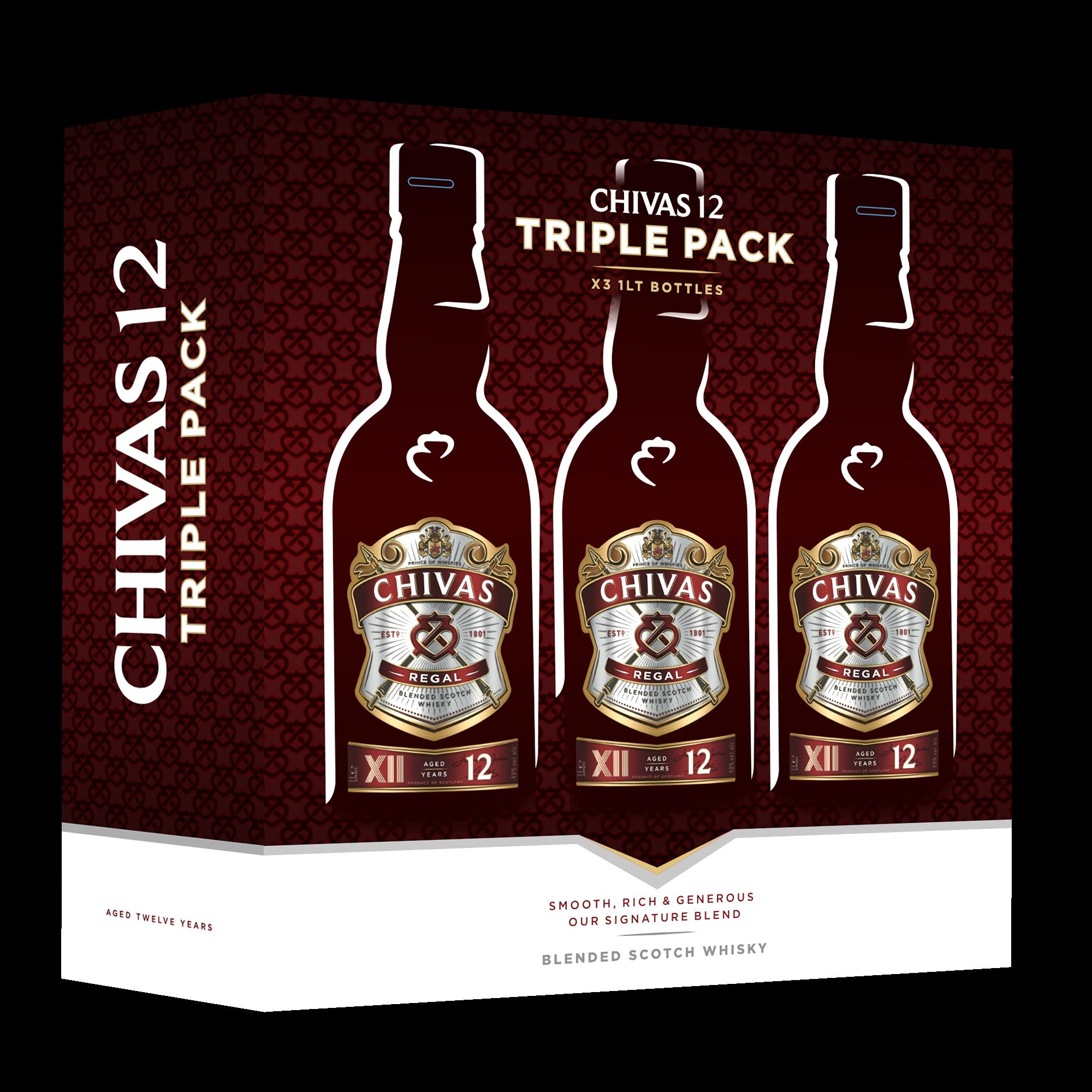 Chivas Regal 12 YO Triple Pack 3x1L