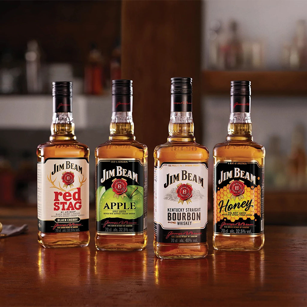 Jim Beam White Label Bourbon Whiskey