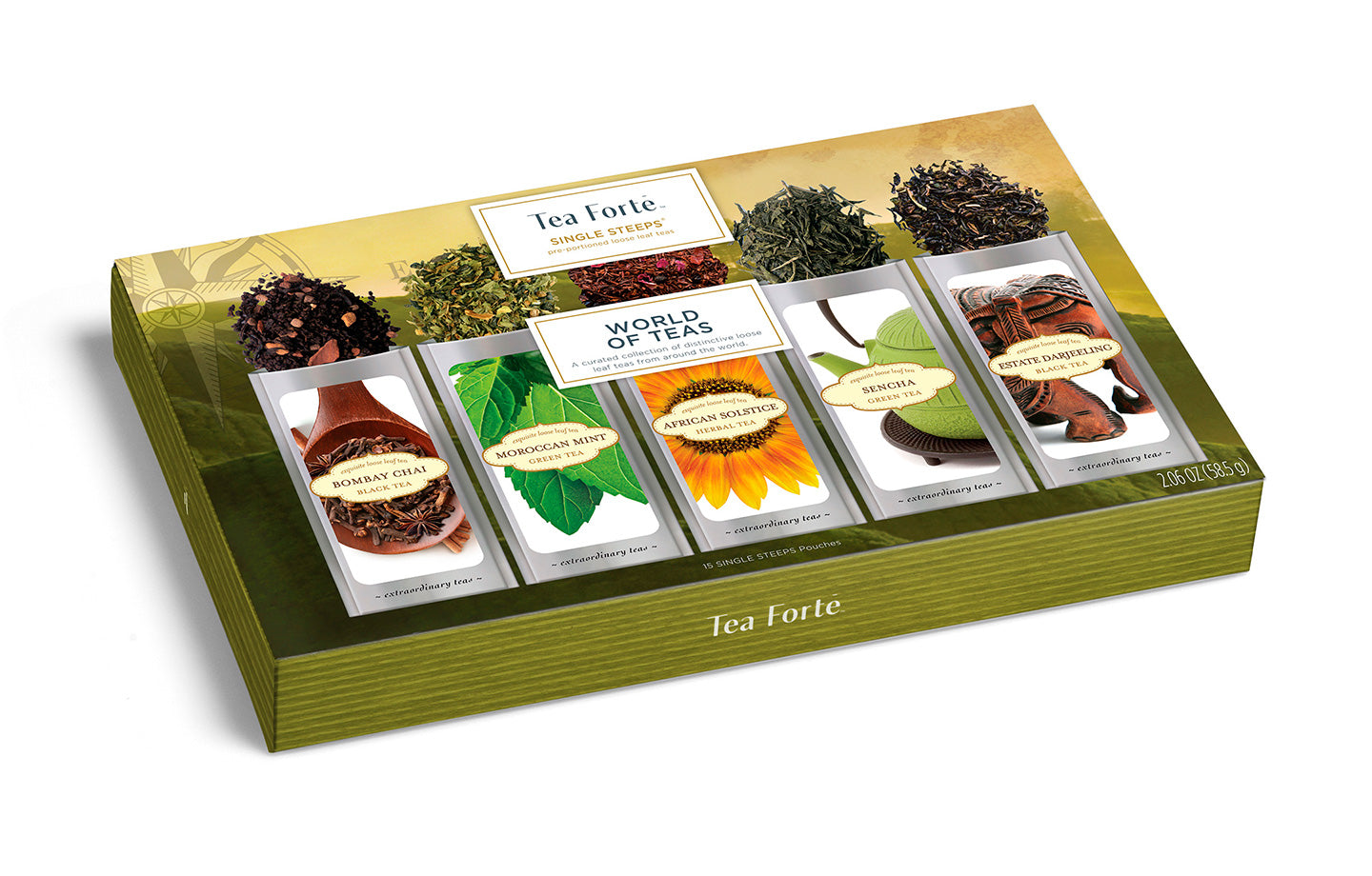 TEA FORTE SINGLE STEEPS WORLD OF TEAS