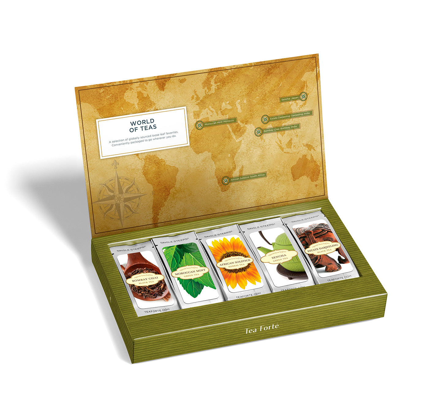 TEA FORTE SINGLE STEEPS WORLD OF TEAS