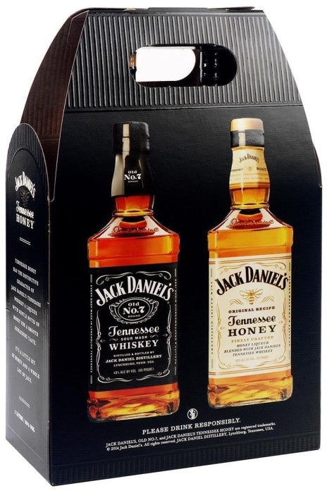 Jack Daniel's Old No.7 Tennessee Whiskey and Honey Whiskey Specialty Twin Pack