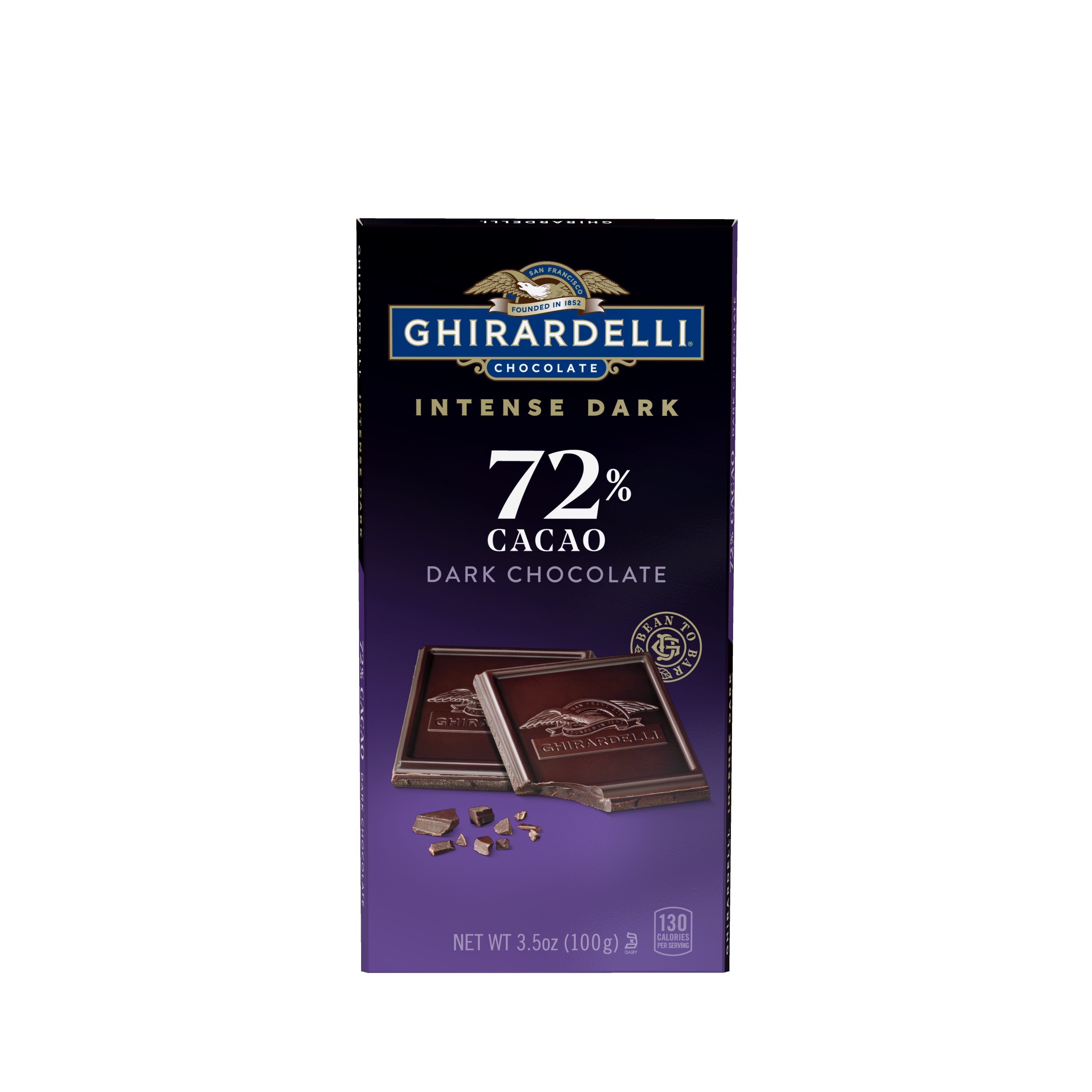 Ghirardelli 72% Cacao Dark Chocolate Intense Dark Bar