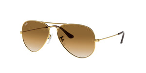 RAYBAN AVIATOR RB3025 ARISTA, CLEAR GRADIENT BROWN