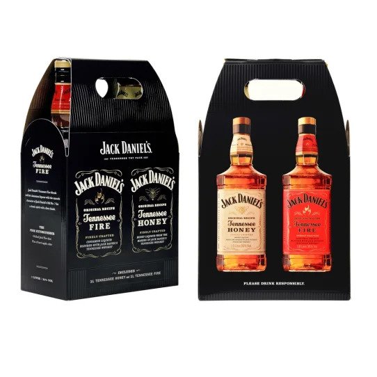 Jack Daniel's Honey and Fire Twin Pack