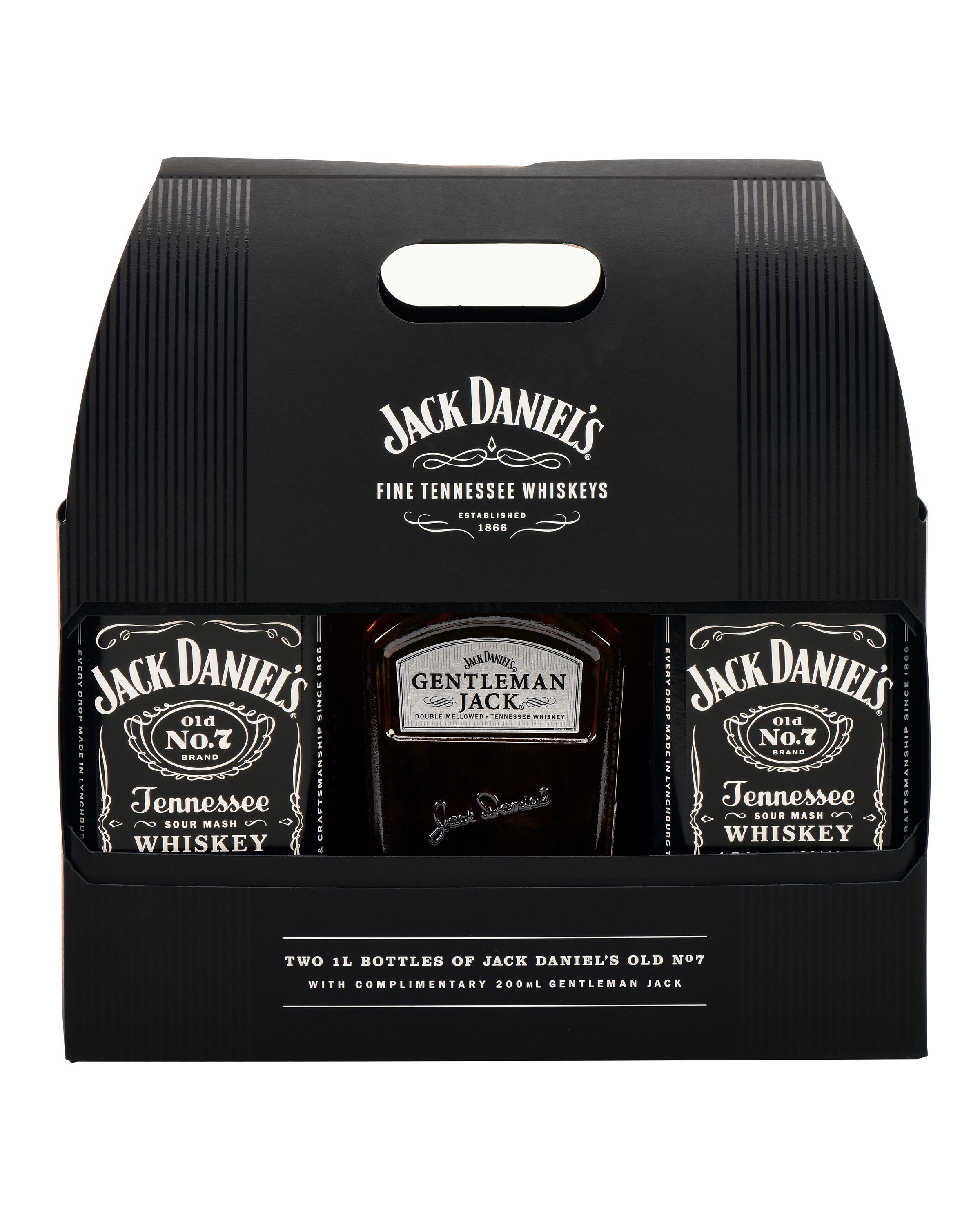 Jack Daniel's and Gentleman Jack Tennessee Whiskey Twin Pack