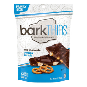 barkTHINS Dark Chocolate Pretzel & Sea Salt Snacking Chocolate