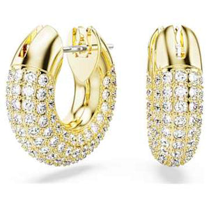 DEXTERA:EARRING HOOP CRY/GOLD