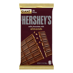 HERSHEY'S Milk Chocolate with Almonds Giant Candy Bar
