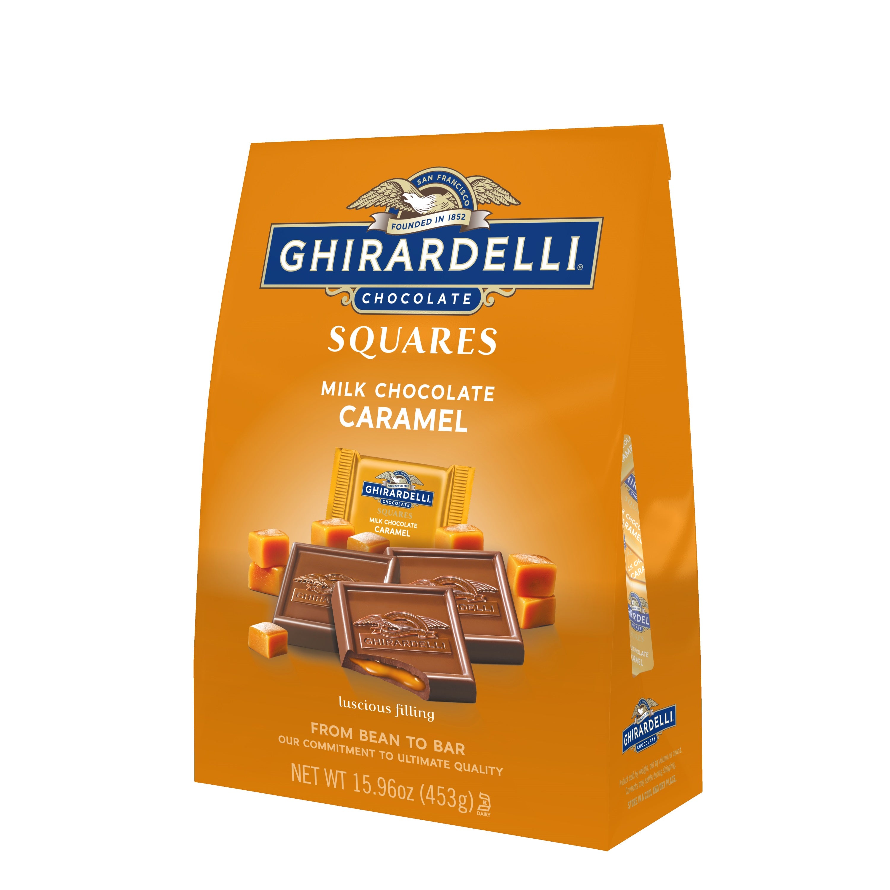 Ghirardelli Milk Chocolate Caramel Squares XL Bag