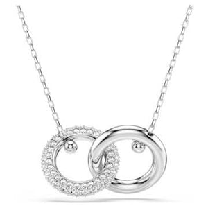 DEXTERA:PENDANT INTERLINKED CRY/RHODIUM