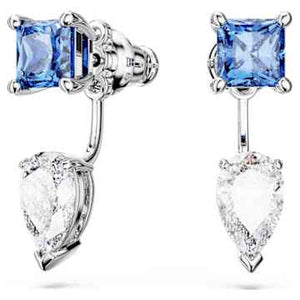 MESMERA:EARRING JCKT BLUE/RHODIUM
