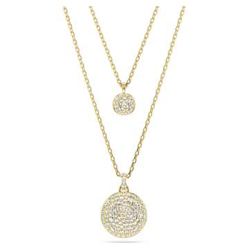 SUBLIMA:PENDANT S LAYER CRY/GOLD