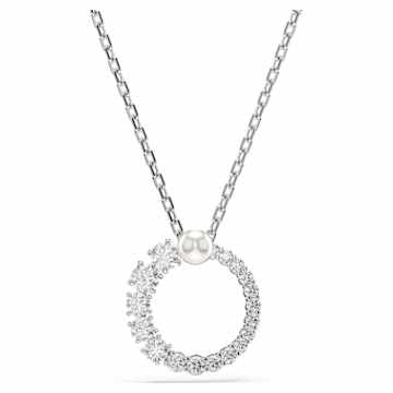 SELF SERVICE: MATRIX:PENDANT WHITE/RHODIUM