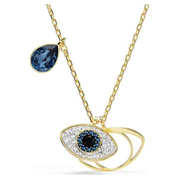 SELF SERVICE: SYMBOLICA:PENDANT BLUE/GOLD