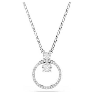 SELF SERVICE: CONSTELLA:PENDANT WHITE/RHODIUM