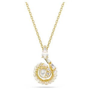 SNAKE:PEND WHITE/GOLD