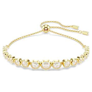 IMBER:BRACELET ROUND CRY/GOLD M