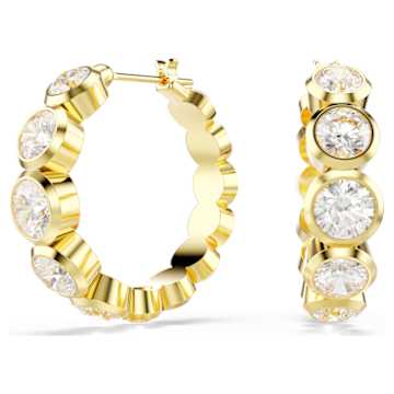 IMBER:PE MN HOOP WHITE/GOLD