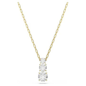 SELF SERVICE: STILLA:PENDANT TRILOGY ROUND CZWH/GOLD