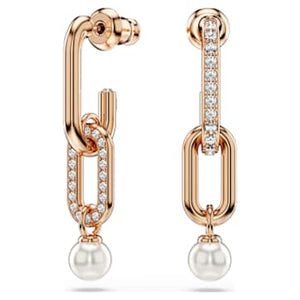 CONSTELLA:EARRING WHI/ROSE GOLD