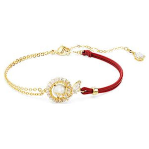 SNAKE:BRACELET WHITE/GOLD M
