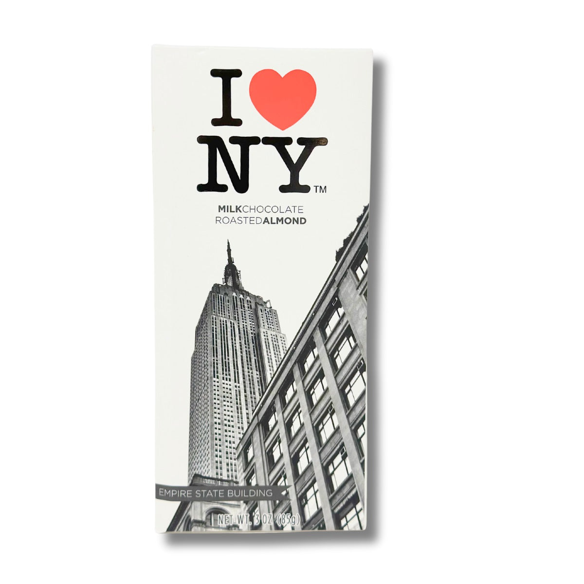 I Love NY Roasted Almond Milk Chocolate Bar