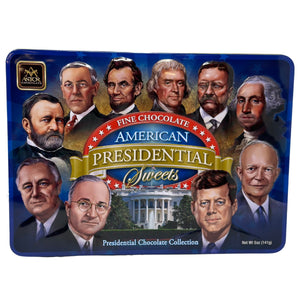 American Presidential Chocolates Tin