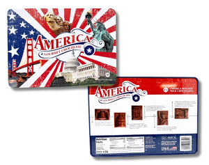 Americana Tin with Molded Milk Chocolate