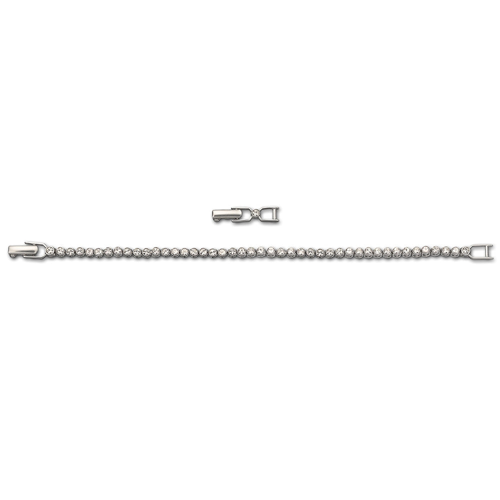 SELF SERVICE: IMBER:BRACELET CRY/RHODIUM M